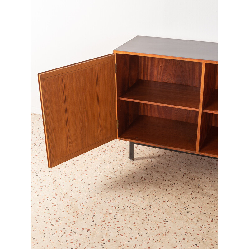 Vintage teak and steel chest of drawers for Poul Hundevad, Denmark 1960s