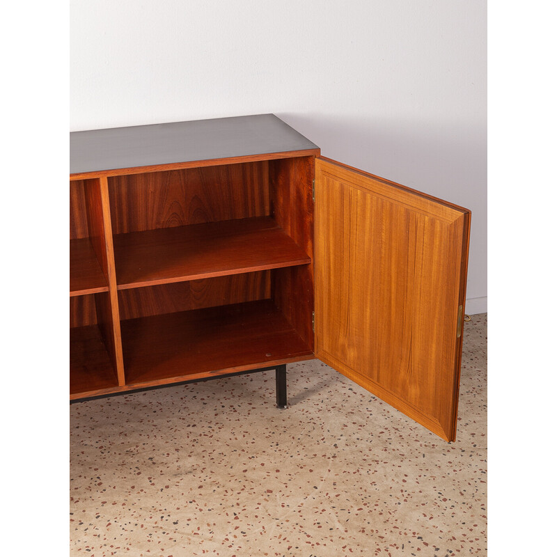 Vintage teak and steel chest of drawers for Poul Hundevad, Denmark 1960s