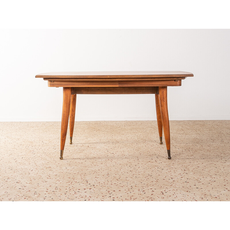 Vintage adjustable coffee table in solid wood and teak, Germany 1950s