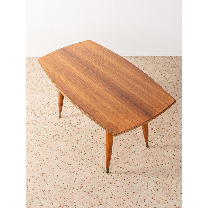 Vintage adjustable coffee table in solid wood and teak, Germany 1950s