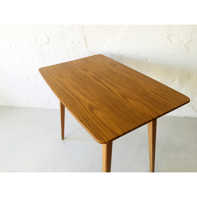 Vintage Tisch aus Holz und Formica, Dänemark 1970er