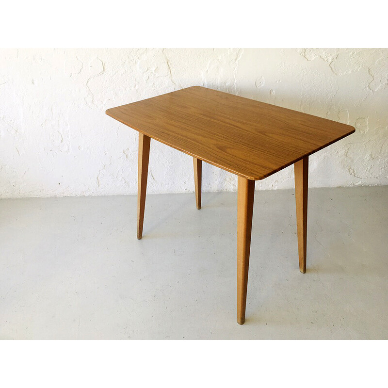 Vintage Tisch aus Holz und Formica, Dänemark 1970er