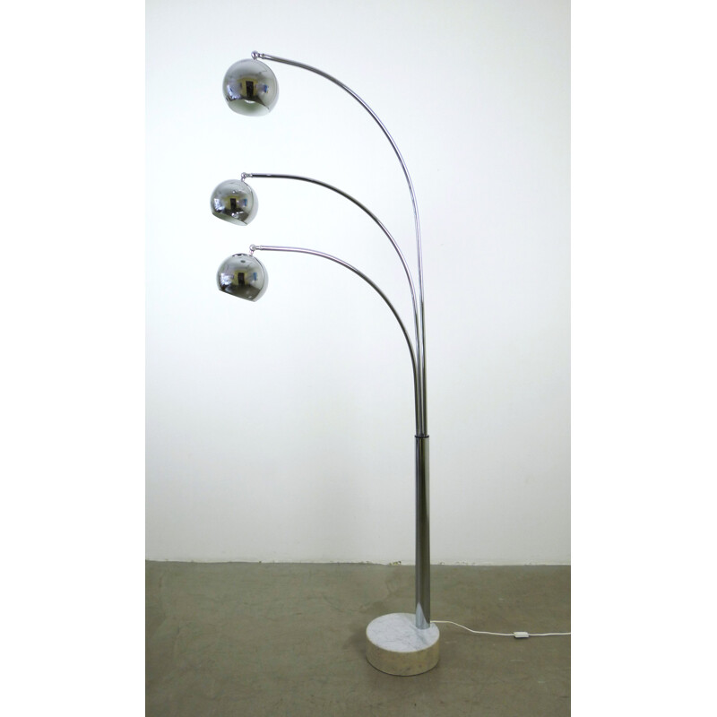 Three Fingers Arc Floor Lamp by Goffredo REGGIANI - 1970s