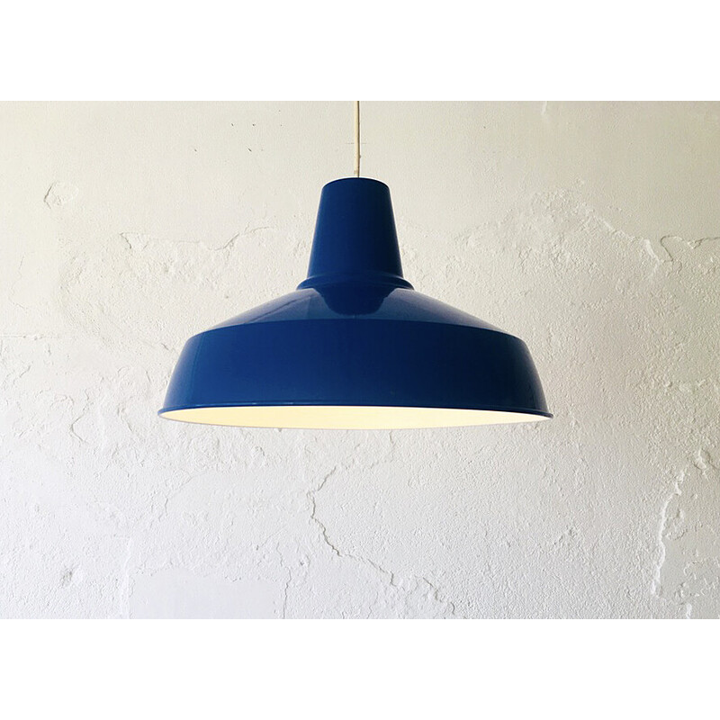 Lampada a sospensione in metallo vintage