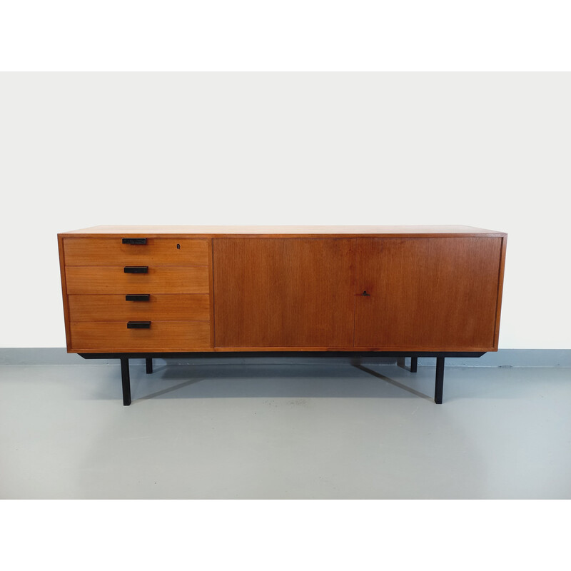 Credenza vintage in teak di Robin Day per Hille, 1950-1960