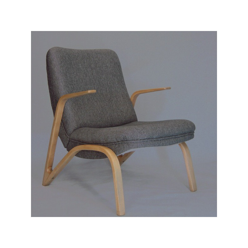 Cadeira de braços Vintage Konkav por Paul Bode, 1960