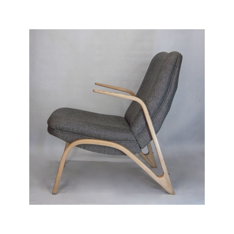 Vintage Konkav fauteuil van Paul Bode, 1960