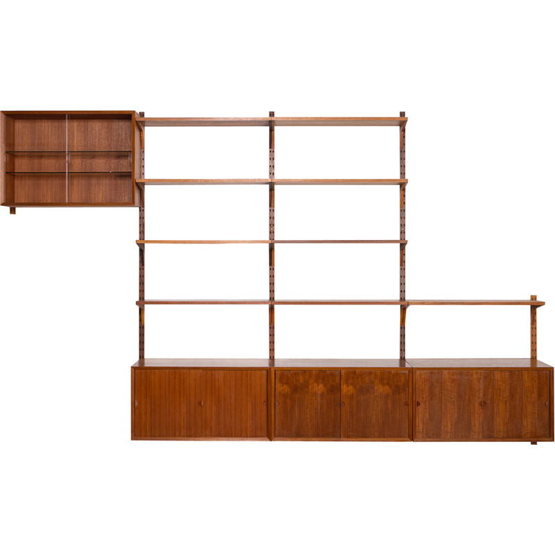 Danish vintage modular wall unit by Poul Cadovius for Cado, 1960s