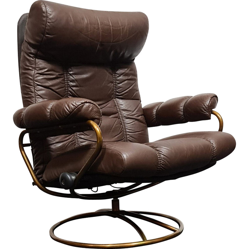 fauteuil inclinable vintage - cuir