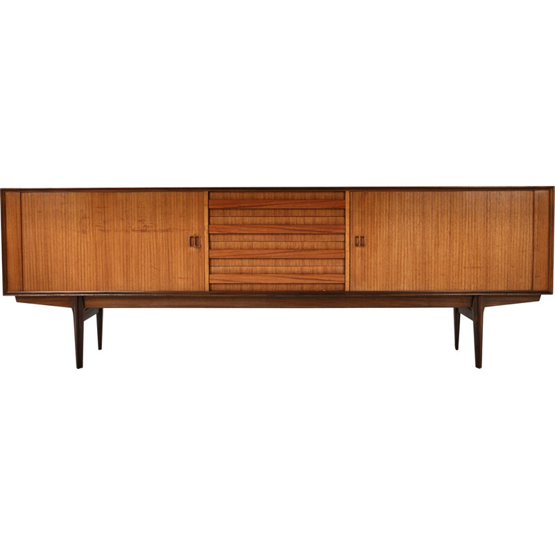 Vintage wooden sideboard by Oswald Vermaercke for V-Form, 1950