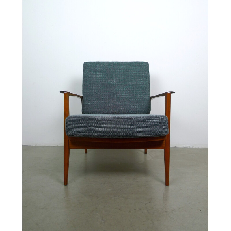 Walter Knoll easy chair with walnut frame - 1950s