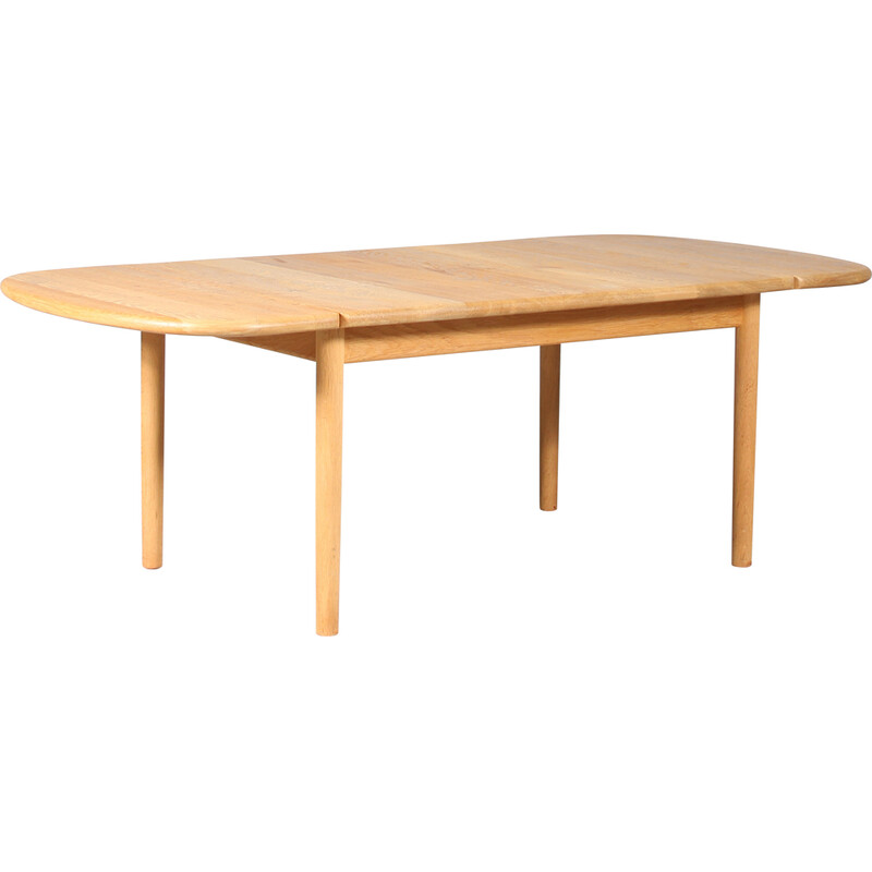 Vintage oak coffee table by Hans J. Wegner for Getama, Denmark 1960s