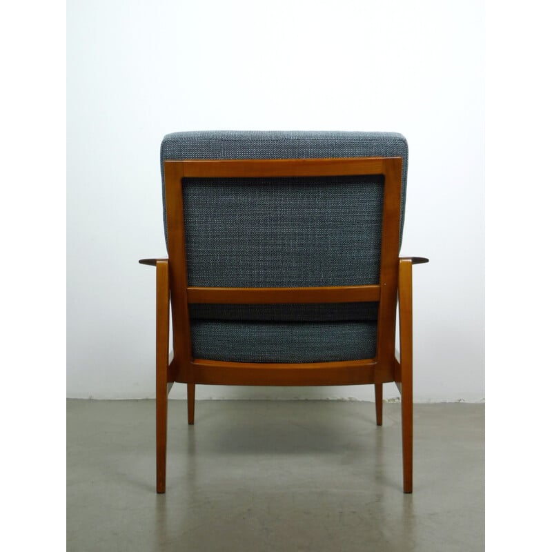 Walter Knoll easy chair with walnut frame - 1950s