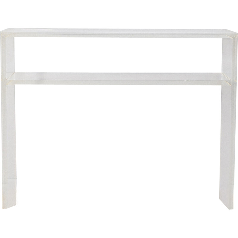 Vintage acrylic console table, Germany 1960s
