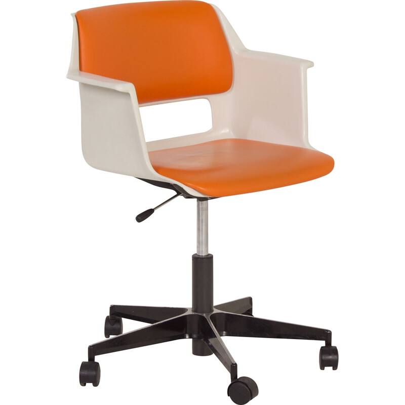 Vintage bureaufauteuil 2712 van André Cordemeyer voor Gispen, 1970