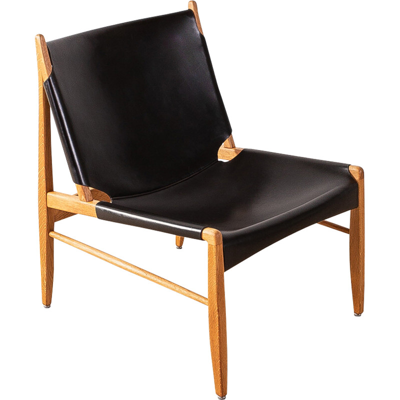 Vintage schoorsteenstoel model 1192 van Franz Xaver Lutz voor Wk Möbel, Duitsland 1958
