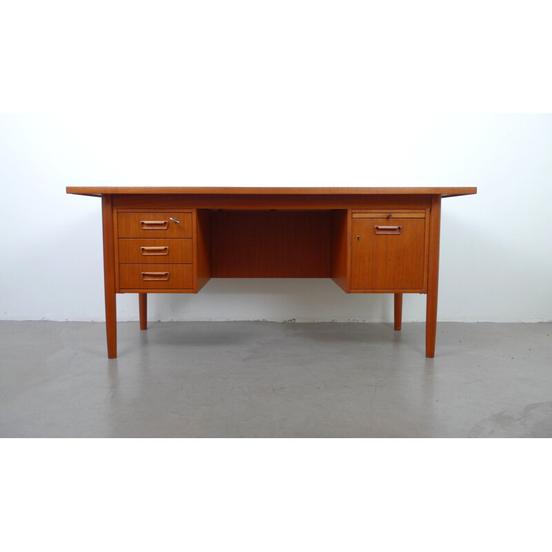 Vintage teak desk by Ejsing Mobelfabrik - 1960s