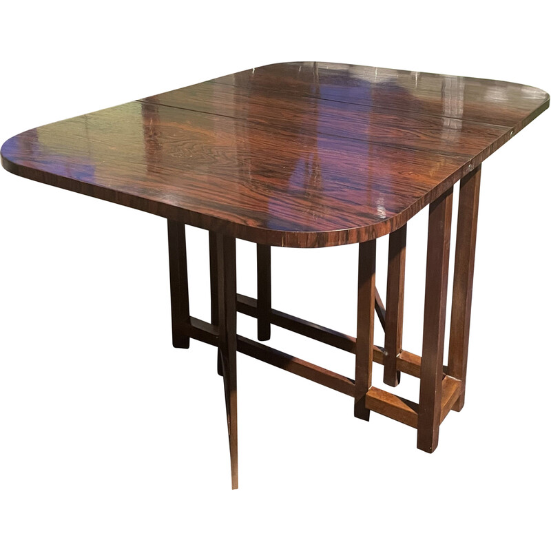 Table basse pliable vintage en bois