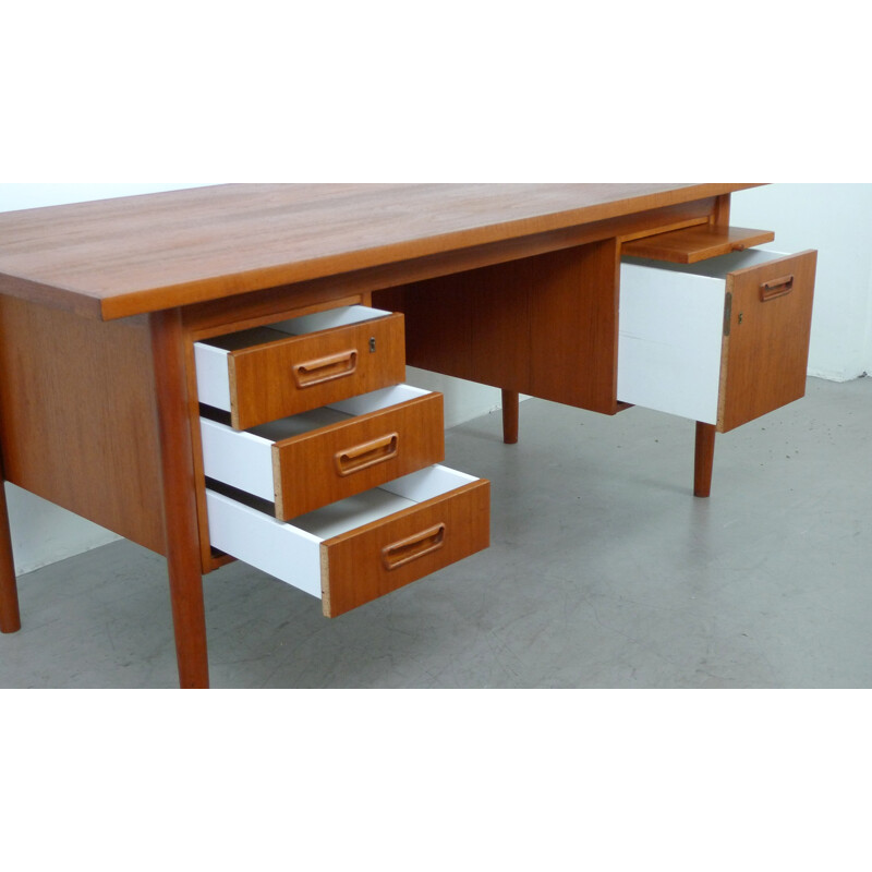 Vintage teak desk by Ejsing Mobelfabrik - 1960s