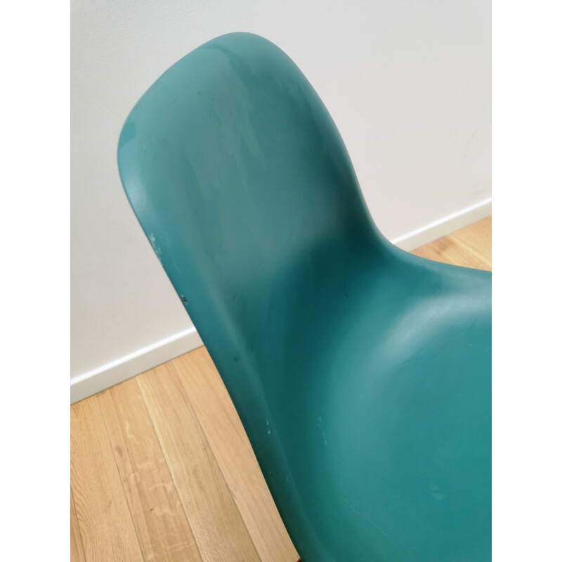 Cadeira Vintage Dsx em aço, concha e plástico por Charles