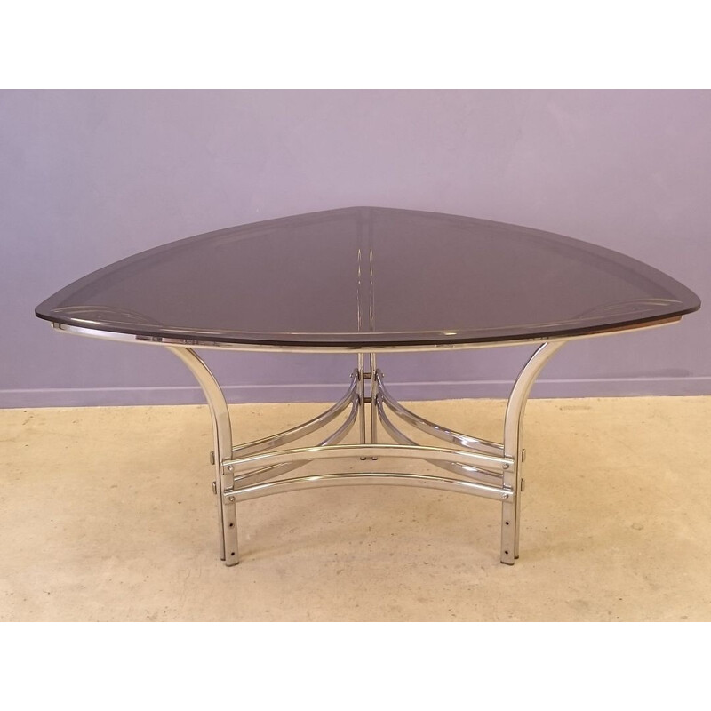Table à repas triangulaire en courbe design - 1970