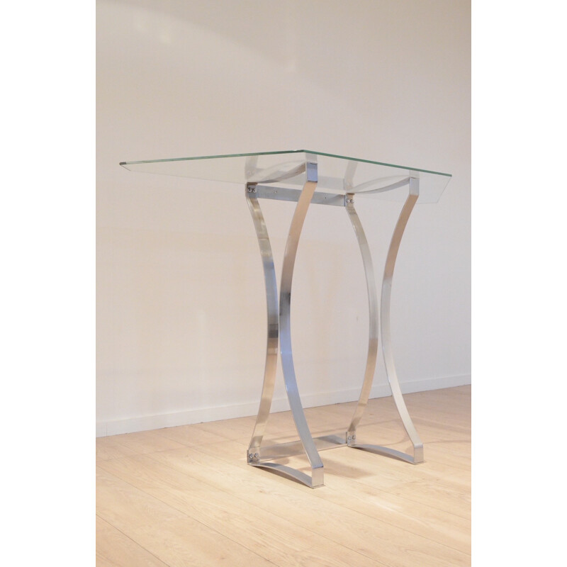 High side glass table - 1970s