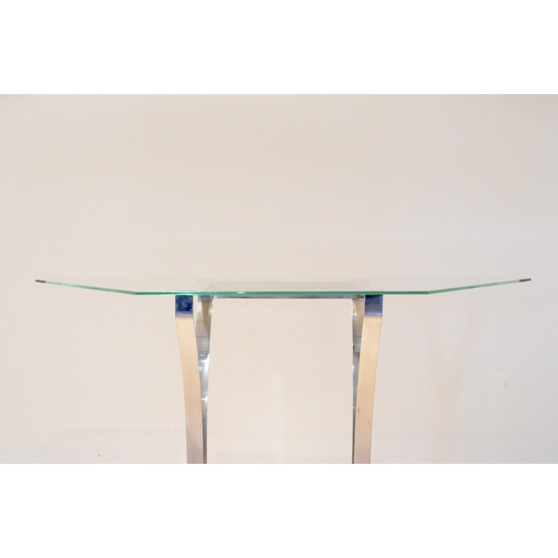 High side glass table - 1970s
