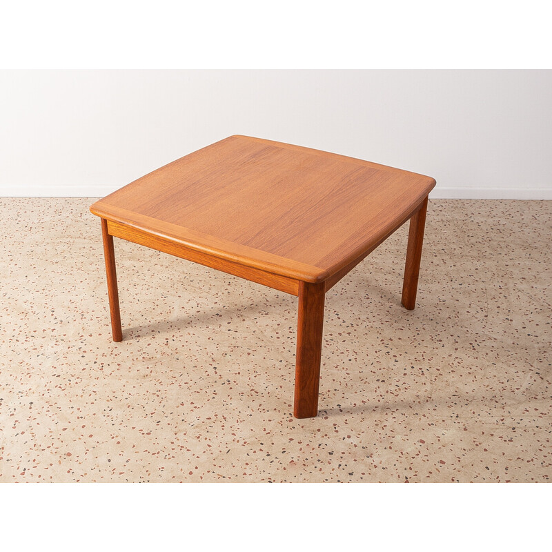 Mesa de centro vintage de teca para Glostrup Møbelfabrik, Dinamarca Años 60