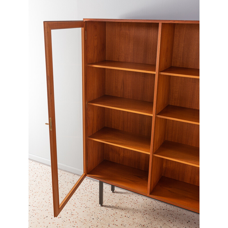 Vintage teak display cabinet by Poul Hundevad, Denmark 1960s