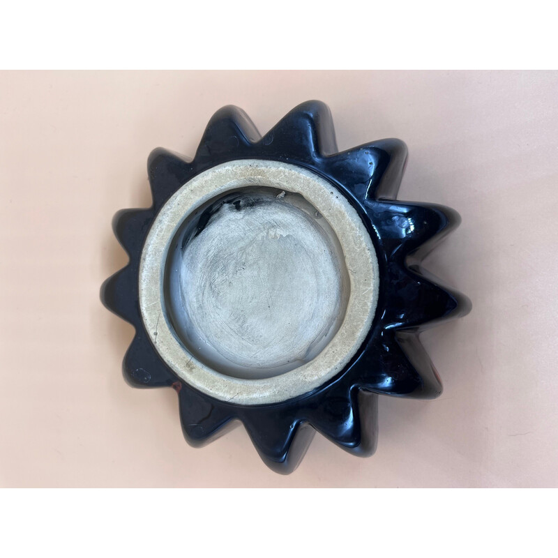 Vintage ceramic star ashtray, 1960