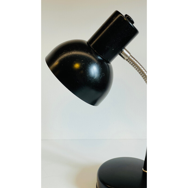 Vintage black industrial lamp, 1960-1970