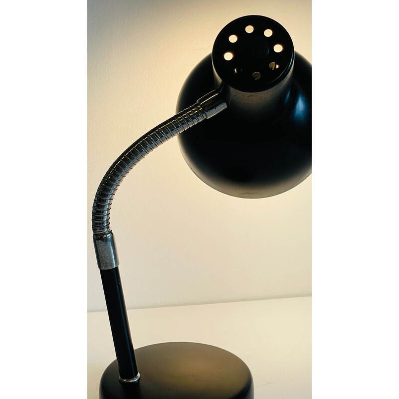 Lampe industrielle vintage noire, 1960-1970