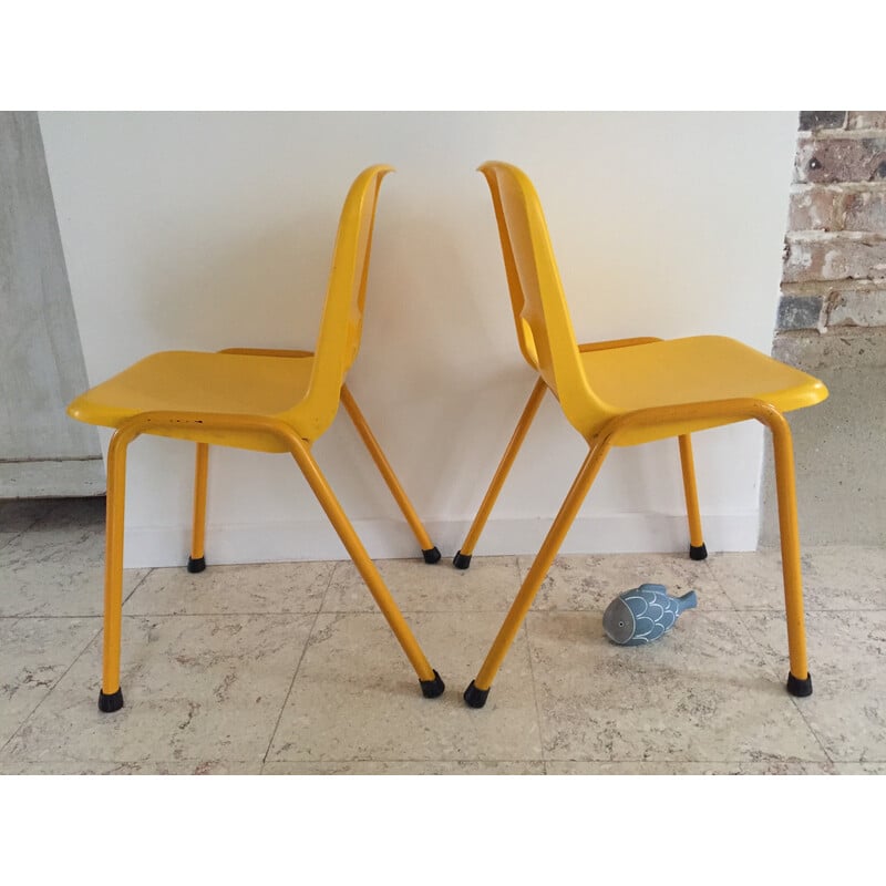 Silla vintage para niños de 3 a 6 años