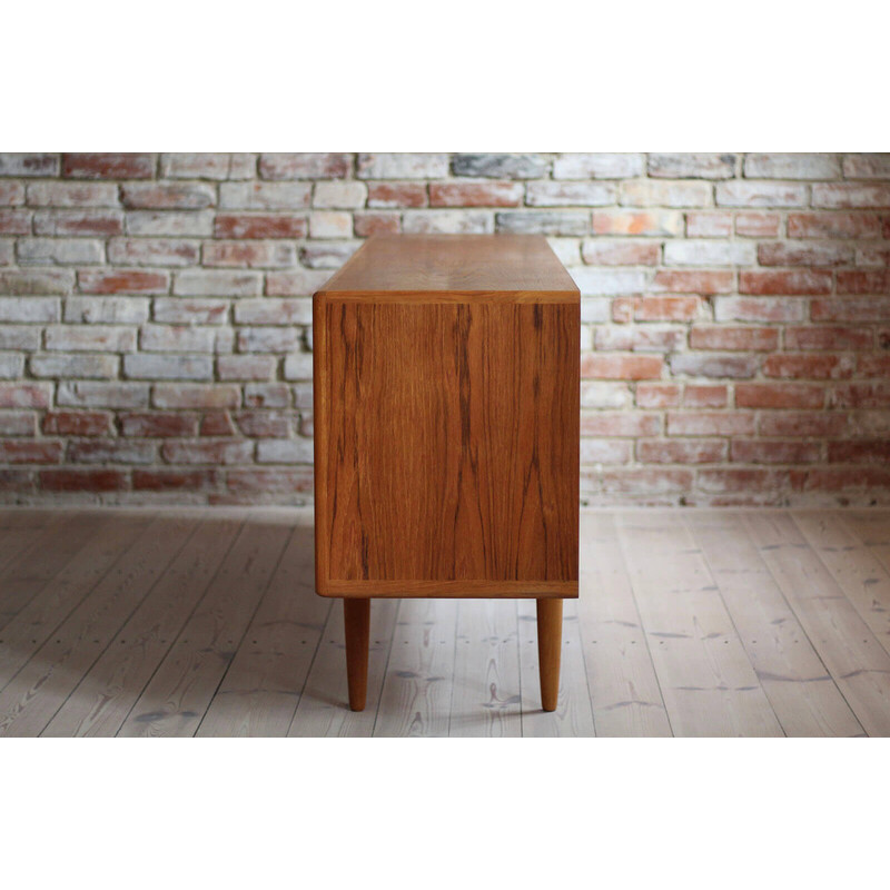 Vintage teakhouten dressoir voor Bramin door H. W. Klein, Denemarken 1960