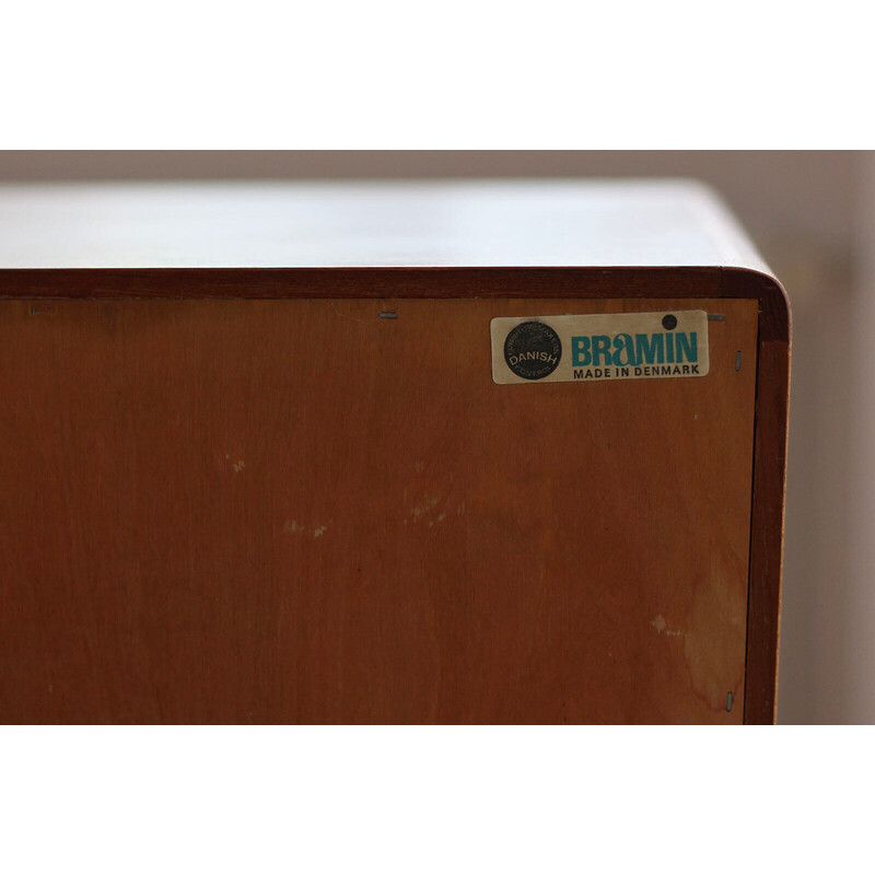 Vintage teak sideboard for Bramin by H. W. Klein, Denmark 1960s