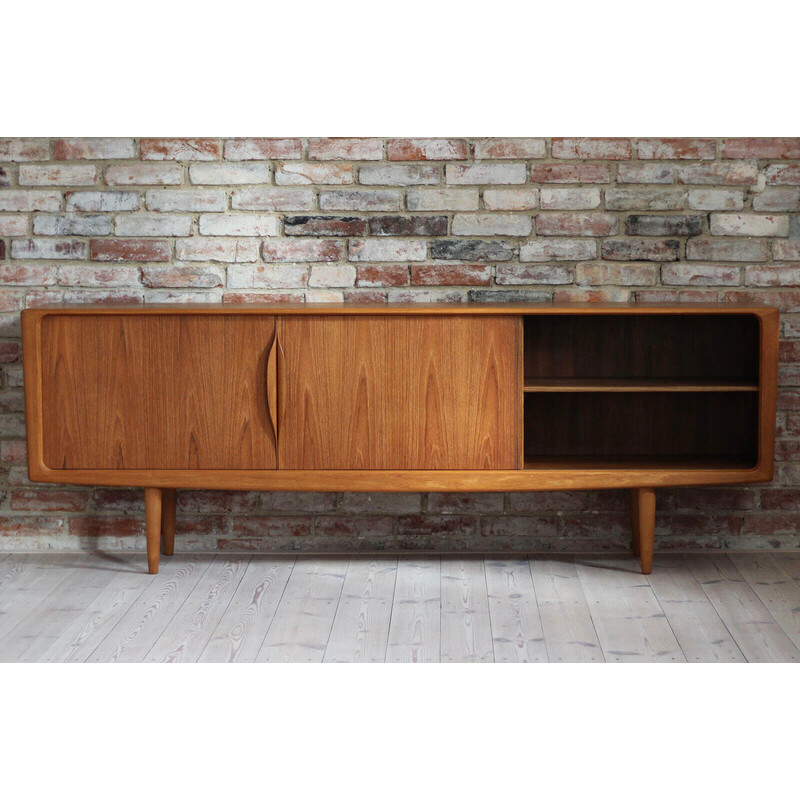 Vintage teakhouten dressoir voor Bramin door H. W. Klein, Denemarken 1960