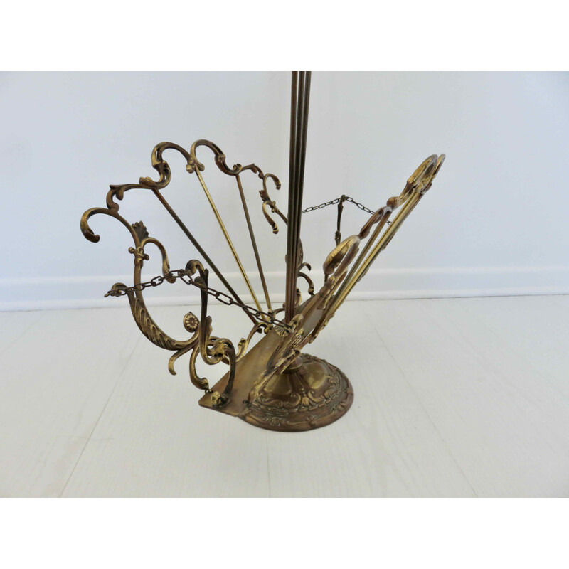 Porte revues Art nouveau vintage en bronze, France 1900