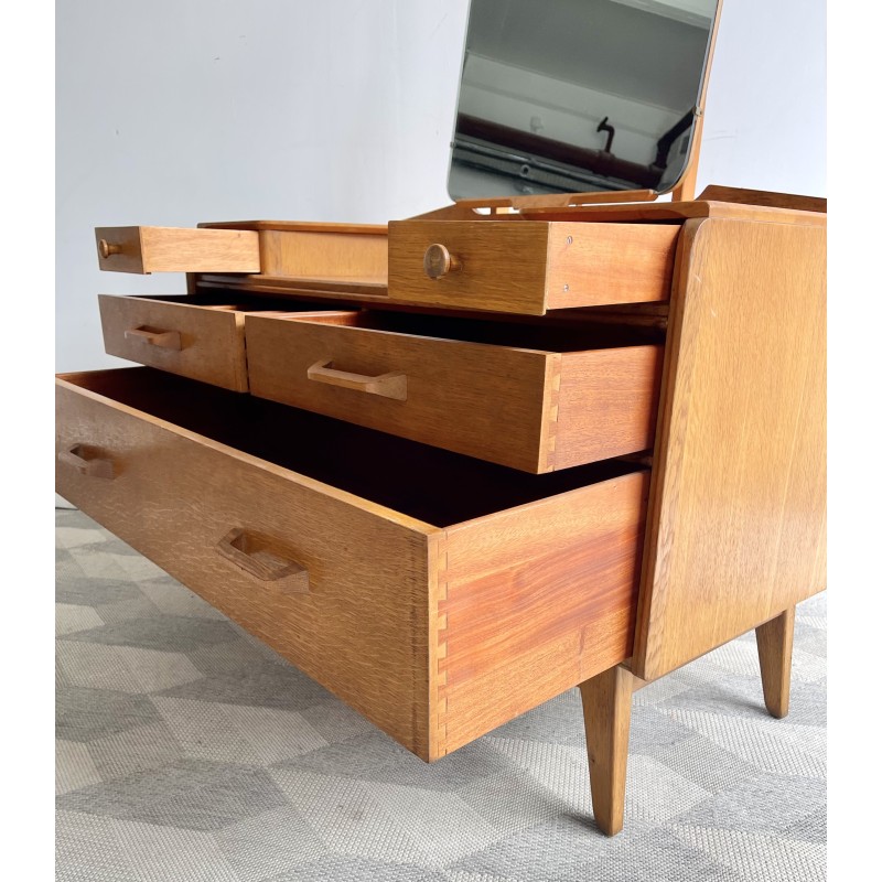 Vintage teak and oak dressing table for G-Plan, United Kingdom 1970s