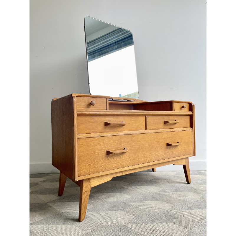 Vintage teak and oak dressing table for G-Plan, United Kingdom 1970s