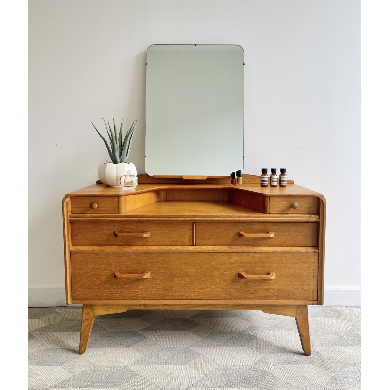 Vintage teak and oak dressing table for G-Plan, United Kingdom 1970s