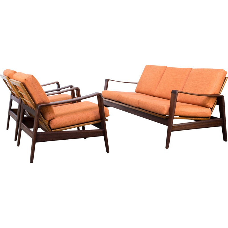 Living room set by Arne Wahl Iversen for Komfort - 1960s