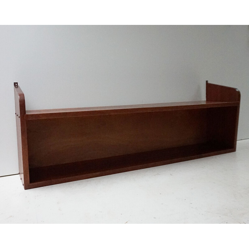 Vintage teak wall shelf by Cees Braakman for Pastoe, 1950s