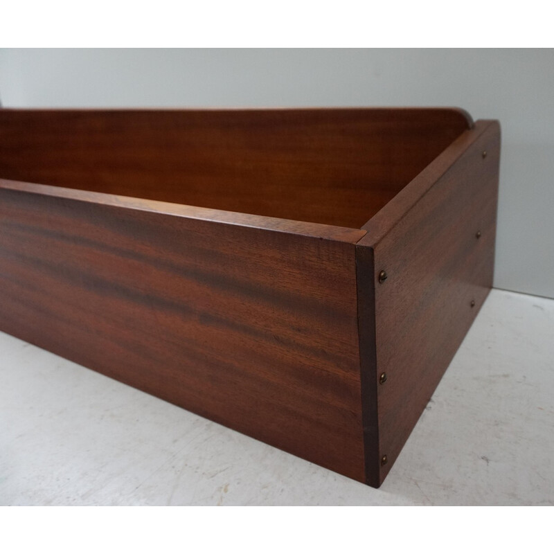 Vintage teak wall shelf by Cees Braakman for Pastoe, 1950s