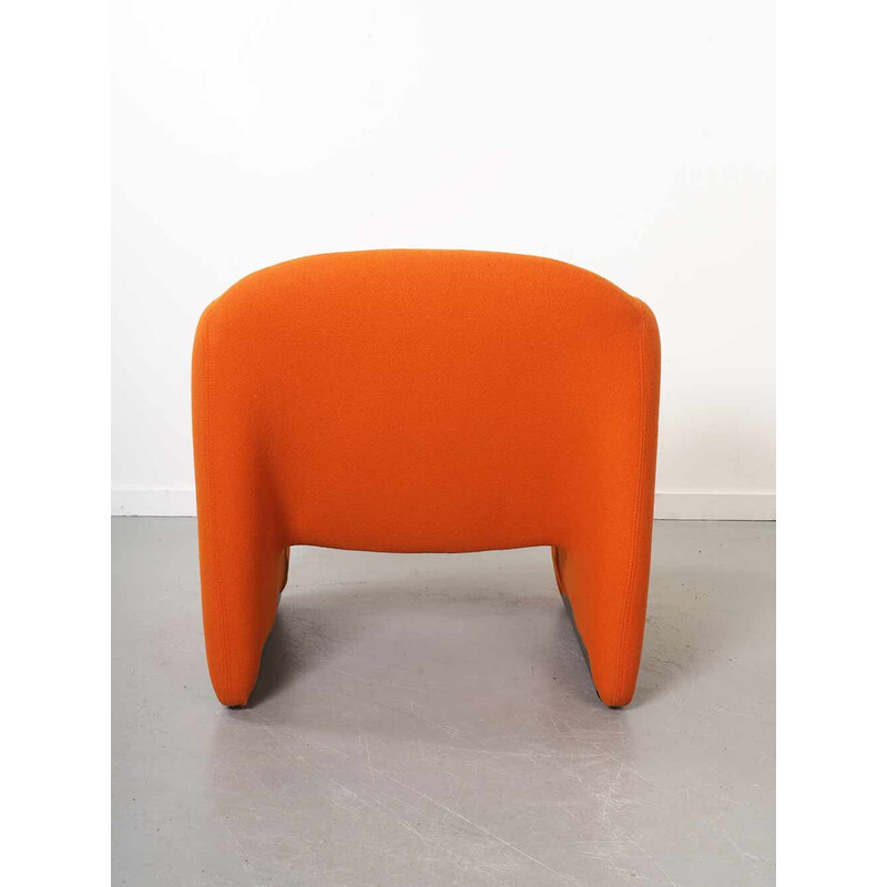 Fauteuil vintage Ben orange de Pierre Paulin pour Artifort, 1980