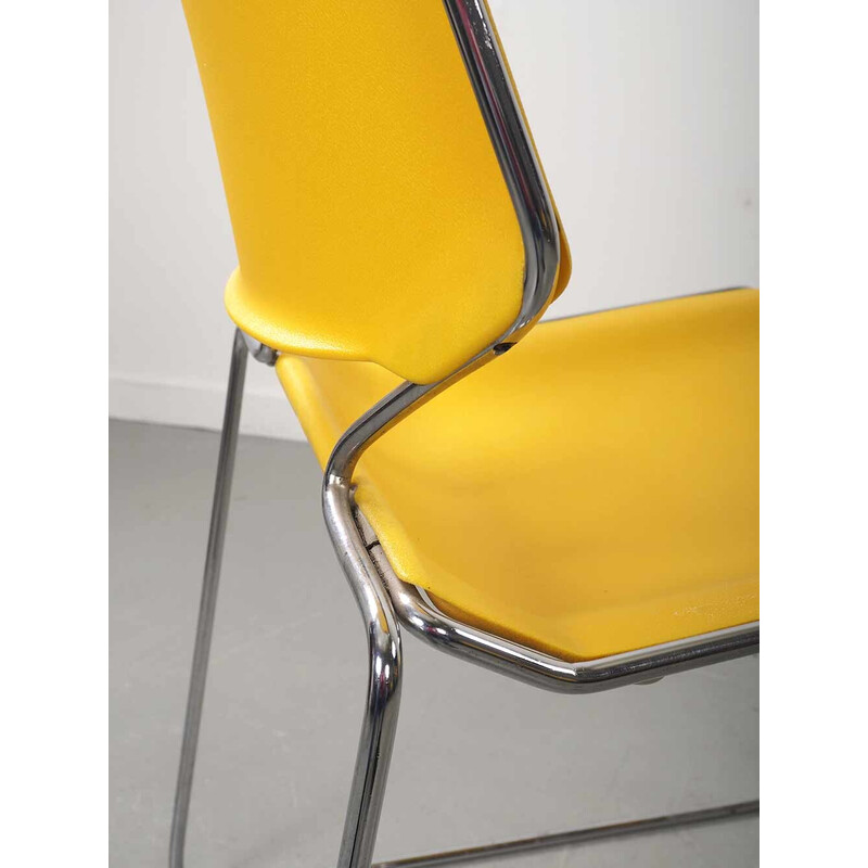 Vintage stapelbare Matrix stoelen door Thomas Tolleson voor Matrix Krueger, USA