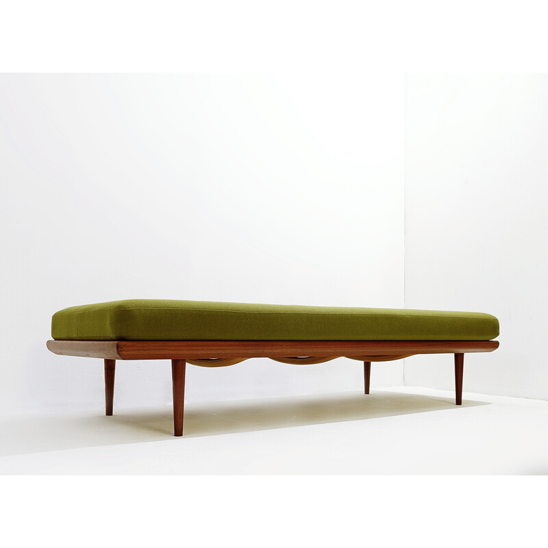 Vintage bed "Minerva" by Peter Hvidt and Orla Molgaard Nielsen for France et Son, Denmark 1960