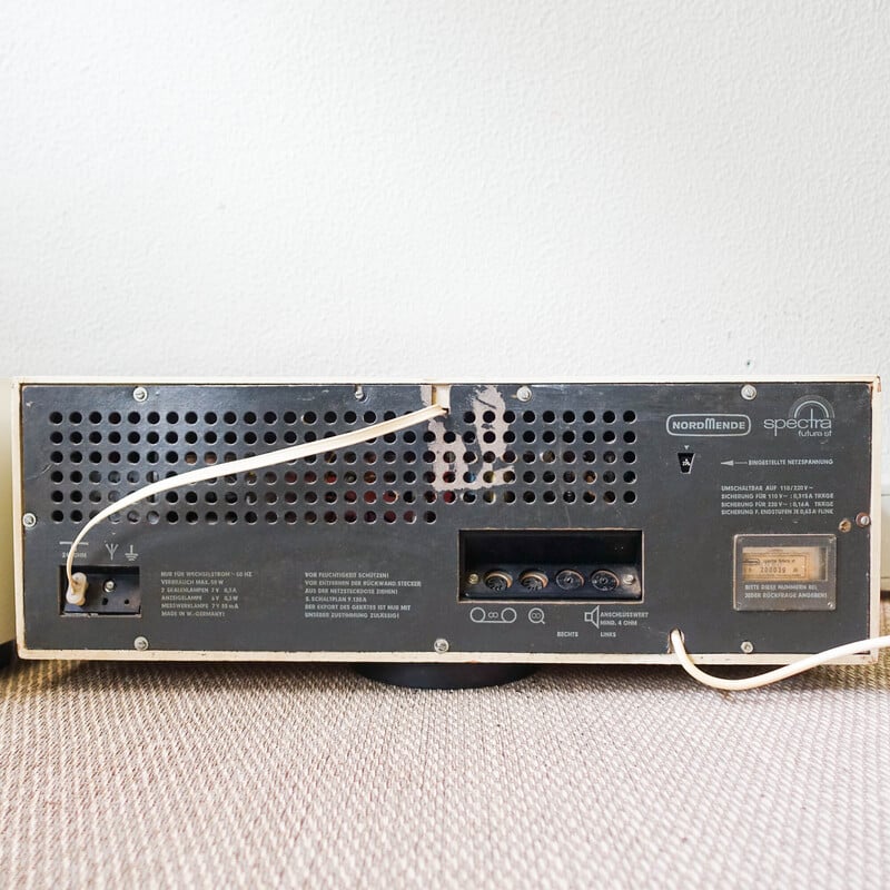 Vintage Spectra futura stereo by Raymond Loewy for Nordmende, 1968s