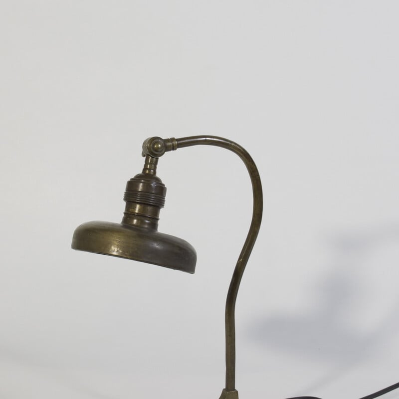 Vintage art nouveau lamp in bronze, 1920s