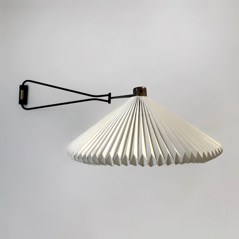 Vintage wall lamp by René Mathieu for Lunel, France 1950