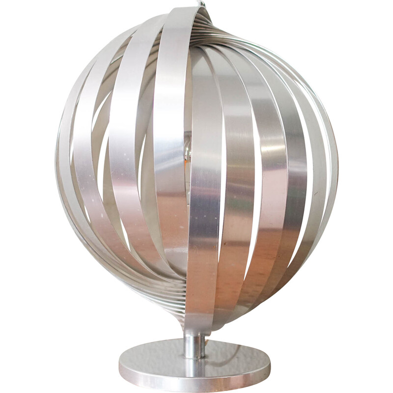 Vintage table lamp "Moon" by Henri Mathieu, France 1970s
